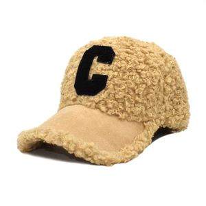 Gorra de Béisbol Casual Unisex, Color Sólido, Material Imitación Lana de Cordero, Tejido Común, Gran Venta - Product Image 4