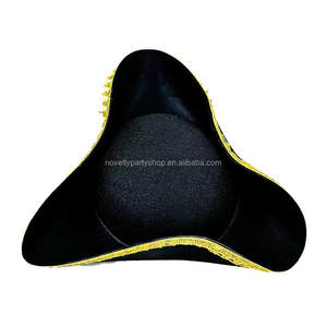 Nouveauté Dress up America Tricorn Hat pour adultes Nouveauté Costume Tricorn Cap <span class=keywords><strong>Pirate</strong></span> Hat - Product Image 2