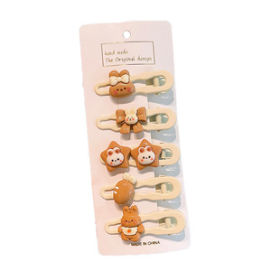 Trẻ em Kẹp Tóc Cô Gái Tóc Shredder bangs haircard Internet Đỏ Dễ Thương trở lại của đầu bé Mũ Nón cô gái Phụ kiện tóc cô gái - Product Image 5