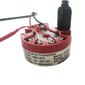 Transmetteur de température intelligent 4-20mA monté sur la tête pt100