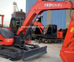 Excavatrice Kubota KX183 d'occasion japonaise, machine de 8 tonnes, économique, modèle KX183-3, avec économie d'entretien - Product Image 4