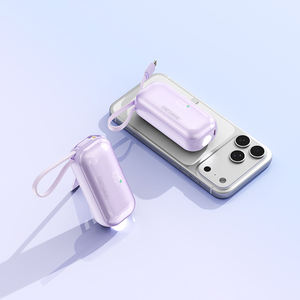 Nieuwjaarscadeaus 2026: mini draagbare 5000Ah capsule powerbank met PD22.5W snellader, LED-scherm & zaklamp - Product Image 1
