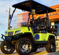 Voiturette de golf électrique HDK D5 Maverick 2 Plus 2 Plus avec éclairage LED et suspension premium pour les loisirs sur le campus