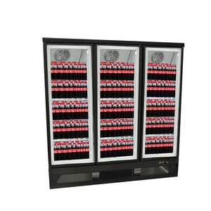 Supermarket Glass Door Upright Freezer Refrigerator Equipment Commercial Display <b>Fridge</b> Glass Door Refrigerator - Product Image 4