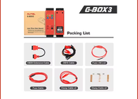 Herramienta de Programación de Llaves Autel GBOX3 G-BOX para Mercedes-Benz, BMW, Toyota 4A, Programador de Llaves para Todas las Llaves Perdidas con KM100/IM508/IM608
