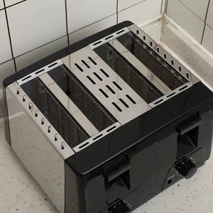 Nueva Máquina de Pan para Desayuno, Portátil, para el Hogar, Automática, para Tostar Sándwiches, Multifuncional, Tostadora de 4 Rebanadas con Temporizador - Product Image 2