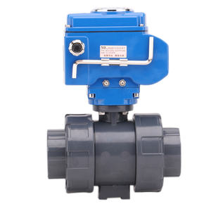 Válvula de Bola Motorizada de 2/3 Vías con Extremo Bridado de UPVC/PP, 12V/24V DC/AC 220V, para Agua, OEM Personalizable - Product Image 3