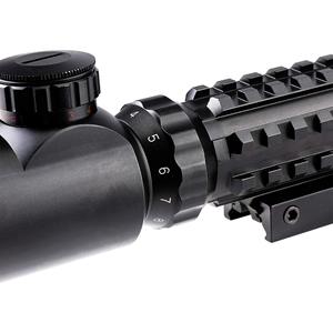 Factory Combo Scope <span class=keywords><strong>3</strong></span>-9x32 con High Riser Montaje de <span class=keywords><strong>45</strong></span> grados Iluminado Red Green Dot Sight Green Laser para accesorios ópticos - Product Image 4