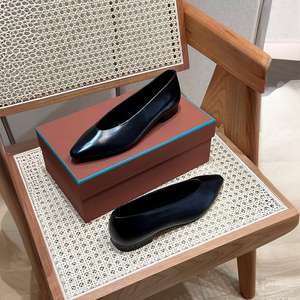 <span class=keywords><strong>Lo</strong></span>钢琴2024女式真皮尖头平底鞋防滑舒适简约多功能浅奶奶鞋实心 - Product Image 3