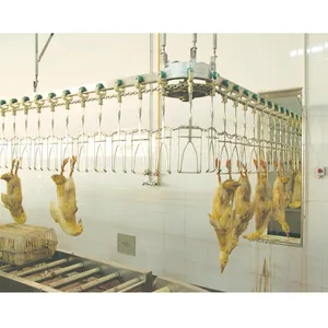 Complete chicken plucking machine for slaughterhouse/halal poultry slaughter machine