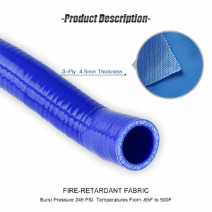Kit tubo flessibile in Silicone Turbo Auto radiatore resistente al calore per 88-91 Honda Civic CRX EE EF CR-X Base DX HF <span class=keywords><strong>Si</strong></span> - Product Image 6
