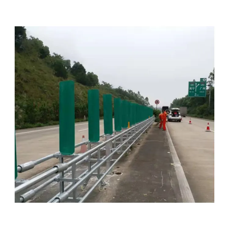 Equipment For Road Safety Metal Guardrail Reflector Highway Crash Barrier Fence Galvanized Steel Isolation Cold Rolled