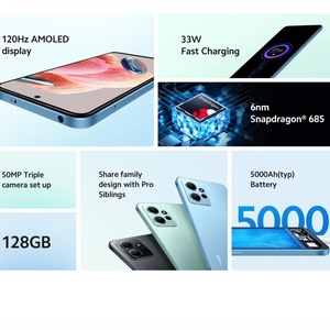 สมาร์ทโฟน Redmi Note 12 Pro 5G รุ่น 8+256GB แบตเตอรี่ 5000mAh ชิปประมวลผล MTK Dimensity 1080 Octa Core รองรับการชาร์จเร็ว 67W กล้อง 50MP - Product Image 3