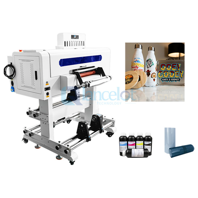 A1 A2 42CM Uv Printer Cylinder Inkjet Printer Roll to Roll Printer Uv Dtf Sicker ab Film Printing Impresora Dtf Uv for epson