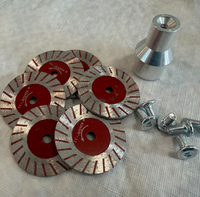 Jeu de lames diamantées XUNCHAO pour mini-meuleuse, non conçues pour les outils rotatifs, avec bride amovible (filetage 5/8-11) pour meuleuse d'angle