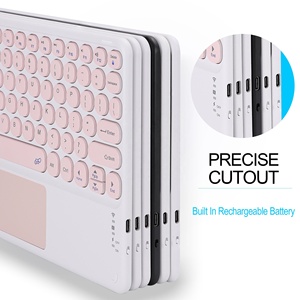 Nuevo <span class=keywords><strong>Teclado</strong></span> Inalámbrico Mini Ultra Delgado con Touchpad BT <span class=keywords><strong>de</strong></span> 78 Teclas, Ambidiestro, <span class=keywords><strong>para</strong></span> Laptop y iPad Pro, <span class=keywords><strong>de</strong></span> Proveedor OEM - Product Image 6