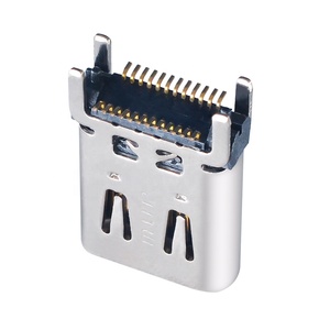 Conector de Enchufe USB Tipo C de Ángulo Recto Híbrido MUP de 24 Pines DIP+ SMT, DIMA 10.00 USB 3.1 TIPO C para Cargador - Product Image 2