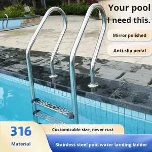 <span class=keywords><strong>Echelle</strong></span> de <span class=keywords><strong>piscine</strong></span> universelle Z-Step en acier inoxydable Accessoire pour piscines <span class=keywords><strong>hors</strong></span> <span class=keywords><strong>sol</strong></span> - Product Image 1