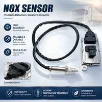 Sensor de NOx Industrial para Automóviles, 24V SNS3041 2659850 para Scania L P G R S Euro 6, Sistema SCR Estable