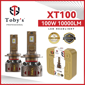 Nuevo Faro Delantero LED para Automóvil XT100 de 2000 W y 20000 LM con Chip SMD de Alto Brillo y Tubos Dobles de Cobre Curvos - Product Image 2