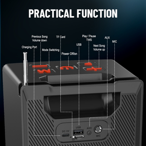 SING-E ZQS-T518X 60W Haut-parleur portable à gamme complète avec génération d'énergie photovoltaïque, longue autonomie, <span class=keywords><strong>Bluetooth</strong></span>, compatible services OEM/support - Product Image 5