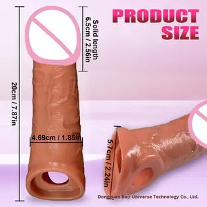 Ống dương vật giả bằng silicon điều khiển bằng ứng dụng điện tử bán buôn dành cho nam giới - Product Image 3