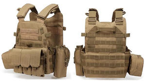 Chaleco táctico de combate de tela oxford impermeable, 1000D - Product Image 2