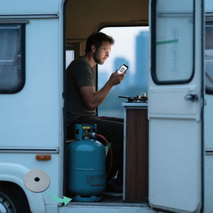 Cảm biến mức khí gas bình gas LPG2412-BT Bluetooth chống nước siêu âm thông minh với chức năng giám sát qua ứng dụng - Product Image 5