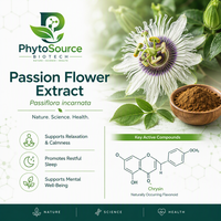 Ekstrak Bunga Passion Alami 4% Flavonoid Passiflora Incarnata untuk Relaksasi dan Dukungan Tidur