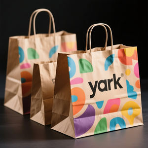 Bolsas de Papel Ecológicas Personalizables y Reciclables de Varios Tamaños, Bolsa de Papel Blanca para Empaquetado Minorista - Product Image 3