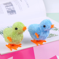 Jouet à remonter en peluche en forme de poulet mignon pour enfants avec fonction de saut, jouet pour bébé