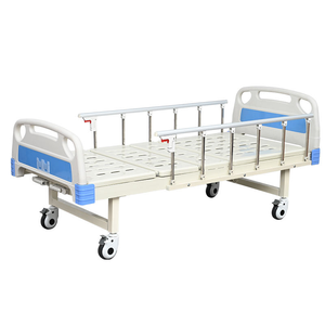 Cama <span class=keywords><strong>de</strong></span> <span class=keywords><strong>Hospital</strong></span> Manual Plegable <span class=keywords><strong>de</strong></span> Acero, Ajustable y Resistente, con Estructura <span class=keywords><strong>de</strong></span> Pared Gruesa - Product Image 2