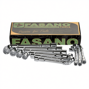 Jeu de clés à douilles métriques Fasano Tools 11 pièces pour réparation automobile - Product Image 2