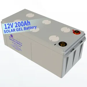 Flat type Factory 12V 200Ah Gel/AGM Energy Storage Seal Lead Acid Battery