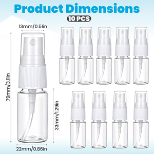 High Quality Pet Plastic Spray <b>Bottle</b> for Skin Care Serum 30ml Capacities Lotion <b>Bottle</b> With <b>Mist</b> Spray Lid - Product Image 2