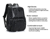 Sac à dos léger CE en tissu Oxford, unisexe, personnalisé, étanche, antivol, pour ordinateur portable, idéal pour les voyages d'affaires et l'école, collection Noël