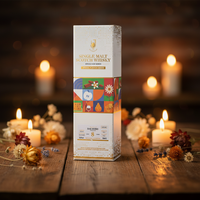 Boîte cadeau personnalisée en carton kraft ondulé recyclable pour vin et whisky, fermeture magnétique, pelliculage mat, quadrichromie, pour vodka, sodas et boissons