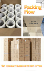 Nastro Adesivo BOPP Ultra Trasparente di Alta Qualità per Ufficio <span class=keywords><strong>e</strong></span> Imballaggio, Vendita Diretta dalla Fabbrica - Product Image 5