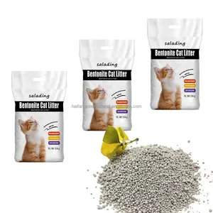 Yüksek kaliteli kedi ve Kitty çöp 1x 10L 20L 30L çanta toptan Bentonite kedi çöp