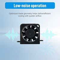 Ventilateur de refroidissement gauche de remplacement pour Bambu Lab X2D, kit de conduit de ventilateur latéral gauche, corrige les problèmes de bruit et les blocages du ventilateur du hotend