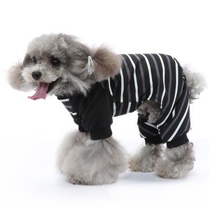 เสื้อกั๊กสุนัขหลังผ่าตัดแบบใหม่ ป้องกันการเลีย ป้องกันแผลเป็น ป้องกันการกัดแทะ ผ้าคลุมท้องลายเรียบ ทำจากเส้นใยโพลีเอสเตอร์ เป็นมิตรต่อสิ่งแวดล้อม - Product Image 5