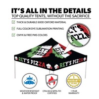 Nouvelle grande tente publicitaire 3x3 Berber Motorctoss Gazebo du fournisseur professionnel pour les événements intérieurs et les célébrations en plein air
