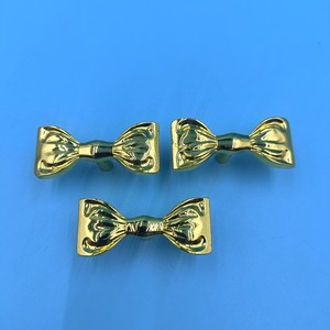 Butterfly Shape <b>Gold</b> Zinc Alloy Drawer Handle Contemporary Design Easy Installation Furniture <b>Knob</b> for <b>Cabinet</b> Wardrobe Bedside - Product Image 4