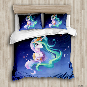 Aoyatex New Unicorn Thiết Kế Bộ Đồ Giường/Tấm <span class=keywords><strong>Set</strong></span>/Duvet Cover <span class=keywords><strong>Set</strong></span> - Product Image 3