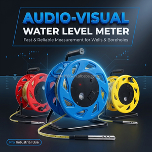 Medidor de Profundidad de Agua con Regla de Acero de 150m, Carrete de Plástico, Sonda de 14mm, Resolución de 0.5mm, Tiempo de Respuesta de 1ms para Geología de Pozos Profundos - Product Image 3