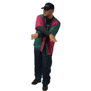 Solución Integral para Colecciones Privadas de Arte: Estatua Decorativa de DJ Sudafricano Tallada <span class=keywords><strong>a</strong></span> Mano, de Gran Durabilidad y Tamaño Real - Product Image 5