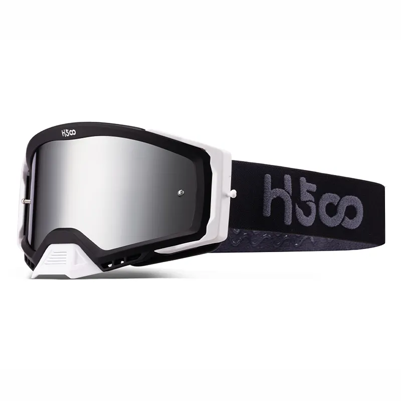 Hot selling racing pc polarized lens tpu frame wholesale motorcycle goggles black motocross goggles for adult