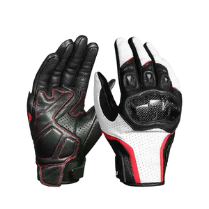 <span class=keywords><strong>Gants</strong></span> de course unisexes personnalisés en gros pour motocyclistes - <span class=keywords><strong>Cuir</strong></span> respirant, écran tactile, fermeture sécurisée du poignet - Product Image 1
