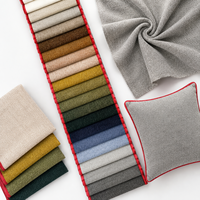 Tissu Chenille Uni 100% Polyester Tissé Personnalisé Respirant pour Revêtement de Canapé, Housse de Coussin et Usage Domestique