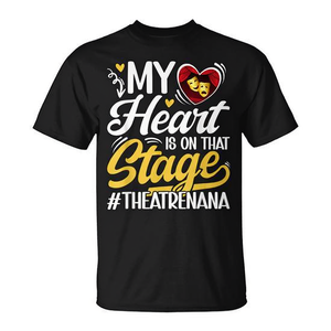 T-shirt théâtre Nana à manches courtes, col rond, impression numérique, unisexe, pour adulte, cadeau promotionnel pour le théâtre et le théâtre de spectacle - Product Image 3